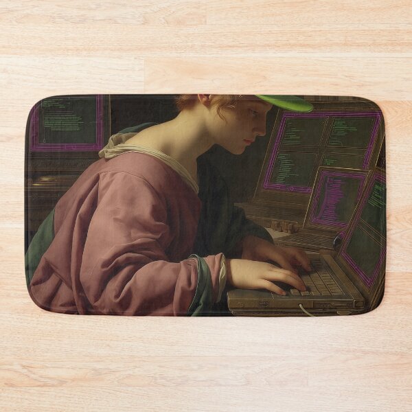 Item preview, The Coder of Two Eras designed and sold by oanaunciuleanu.
