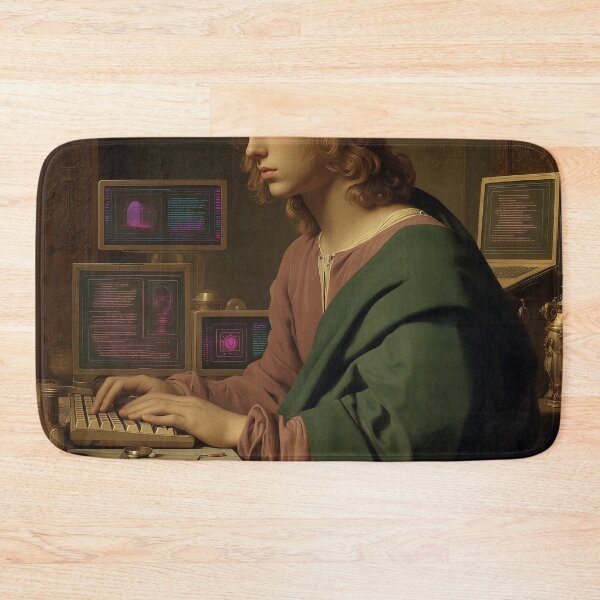 Item preview, The Coder of Two Eras designed and sold by oanaunciuleanu.