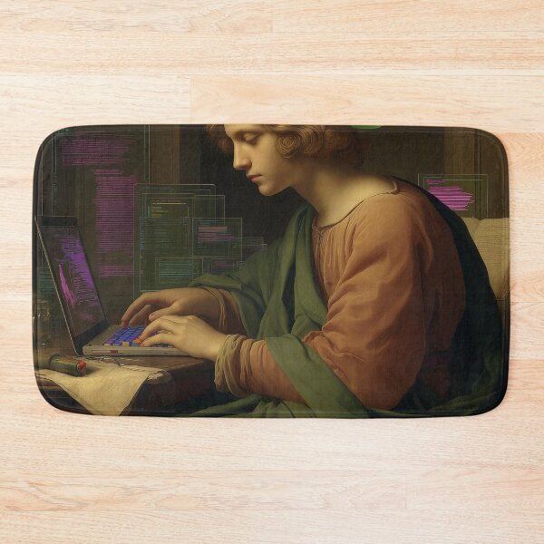 Item preview, The Coder of Two Eras designed and sold by oanaunciuleanu.