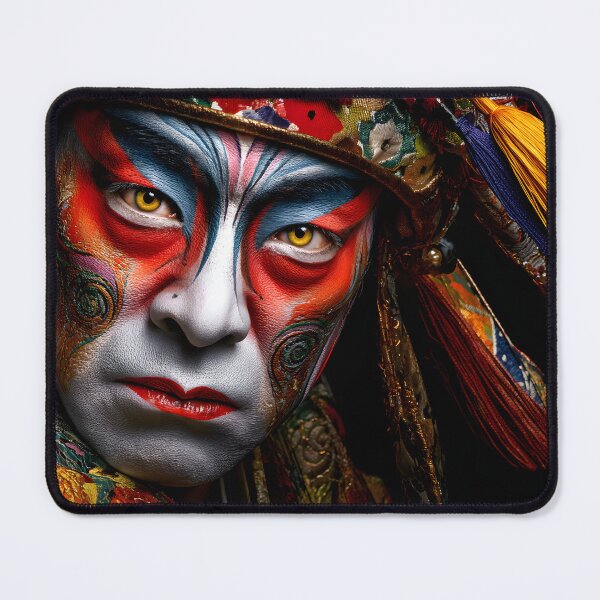 Item preview, Vibrant Traditional Face Paint Performance Art designed and sold by Artessie.