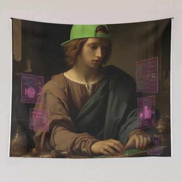 Item preview, The Coder of Two Eras designed and sold by oanaunciuleanu.