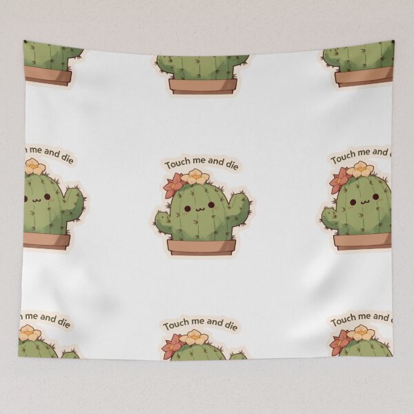 Item preview, Touch me and die cactus designed and sold by MendaciousMina.