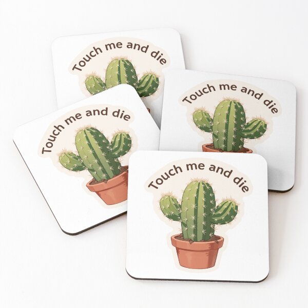 Item preview, Touch me and die cactus designed and sold by MendaciousMina.