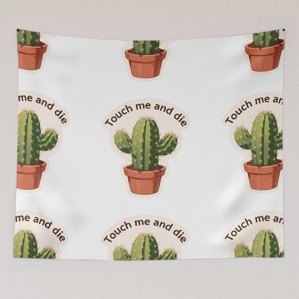Item preview, Touch me and die cactus designed and sold by MendaciousMina.