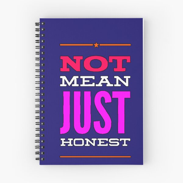 Item preview, "Not Mean Just Honest" direct phrase sarcastic humor strong personality original gift designed and sold by AstronautMerch.