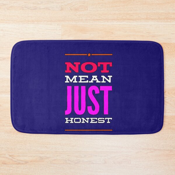 Item preview, "Not Mean Just Honest" direct phrase sarcastic humor strong personality original gift designed and sold by AstronautMerch.