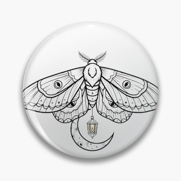Item preview, Crescent Moth Lantern designed and sold by IllumeInk.