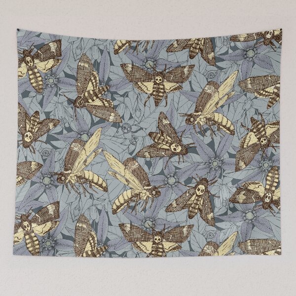 Item preview, Death's-head hawkmoth twilight designed and sold by scrummy.