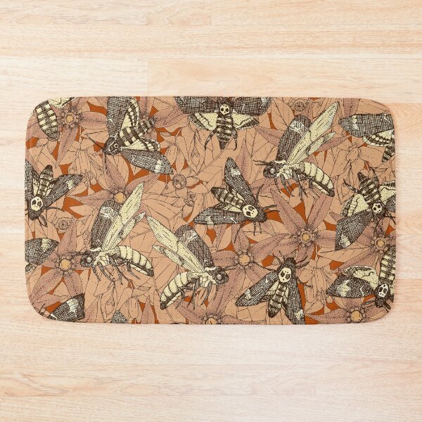 Item preview, Death's-head hawkmoth rust designed and sold by scrummy.