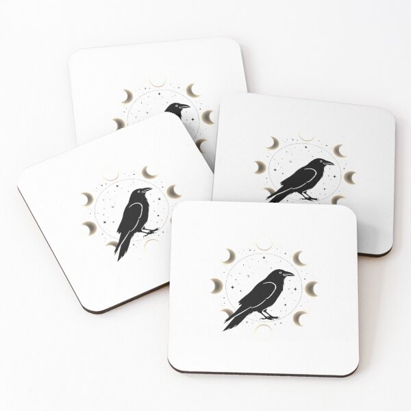 Item preview, Raven Moon Phase Seal designed and sold by IllumeInk.