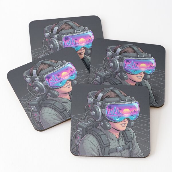 Item preview, Virtual Reality Escapism Vaporwave Future Tech designed and sold by ryanguas.