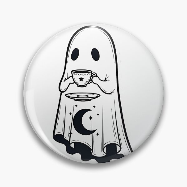 Item preview, Haunted Tea Party Ghost designed and sold by IllumeInk.