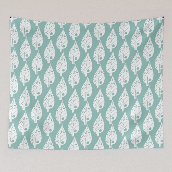 Item preview, Modern Scandinavian Stylised Leaf Pattern designed and sold by Butterfly & Daisy Design Studio.