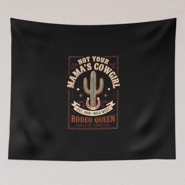 Item preview, Not Your Mama's Cowgirl Western Vintage T-Shirt — Boho Festival Cowgirl Gift designed and sold by GeniePixel.