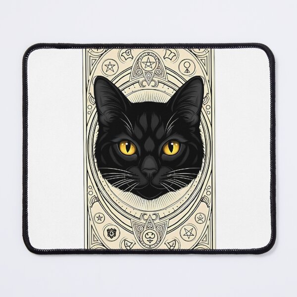 Item preview, Black Cat Tarot Moon designed and sold by IllumeInk.