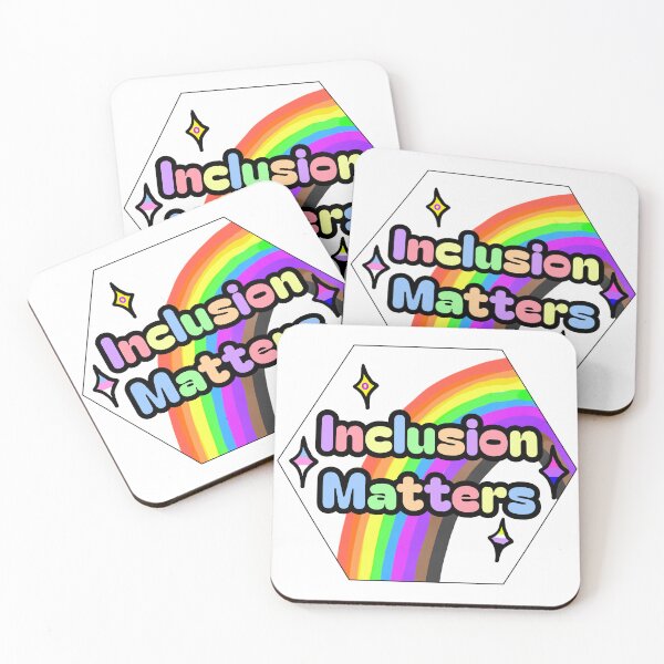 Item preview, Inclusion Matters - Hexagon - Pride designed and sold by cherrynat1.