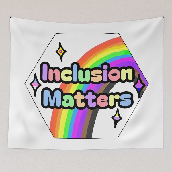 Item preview, Inclusion Matters - Hexagon - Pride designed and sold by cherrynat1.