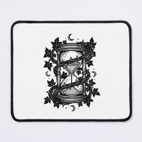 Item preview, Dark Floral Hourglass designed and sold by IllumeInk.
