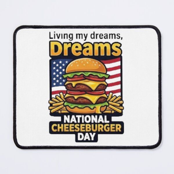 Item preview, National Cheeseburger Day T-Shirts ver10 | Happy Cheeseburger Day | Burger Lover Fast Food Cheese Tee designed and sold by CosmicNook1.