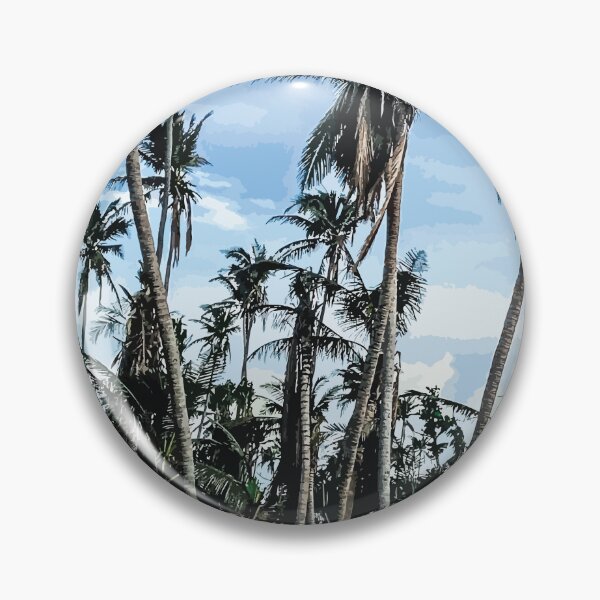 Item preview, Tall Tropical Palm Trees Under Bright Sky designed and sold by Arturo Daniel Garcia Palomo.