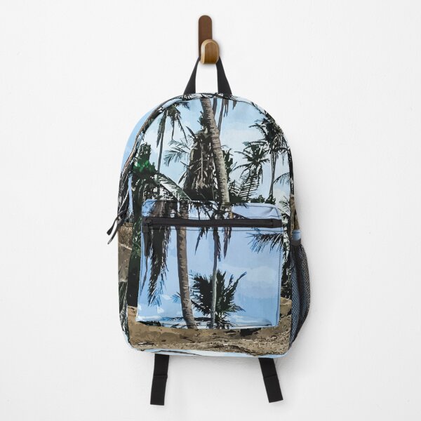 Item preview, Tall Tropical Palm Trees Under Bright Sky designed and sold by Arturo Daniel Garcia Palomo.