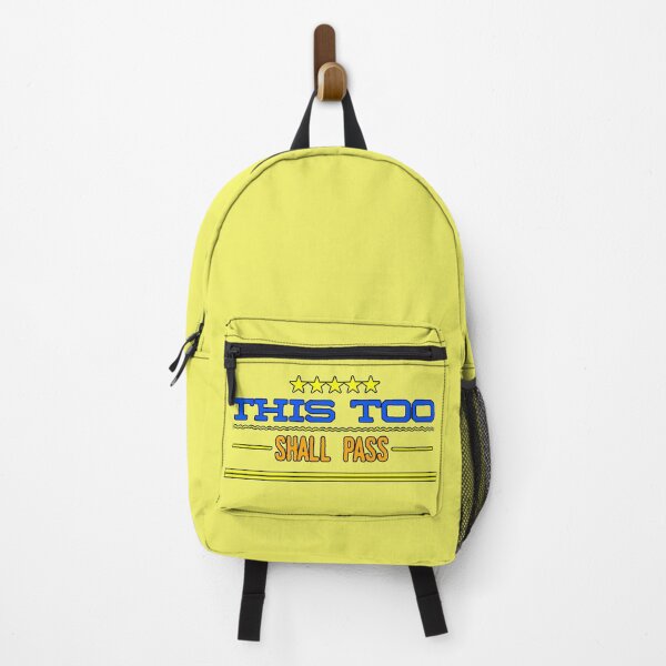 Item preview, “This Too Shall Pass” motivational phrase, self-improvement, mental calm, inspirational gift designed and sold by AstronautMerch.