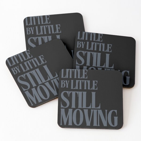 Item preview, Little By Little Still Moving Typography Design | Progress Motivation Growth Mindset Quote designed and sold by Qosz Collective.