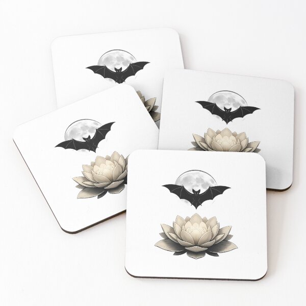 Item preview, Moonlit Bat Bloom designed and sold by IllumeInk.