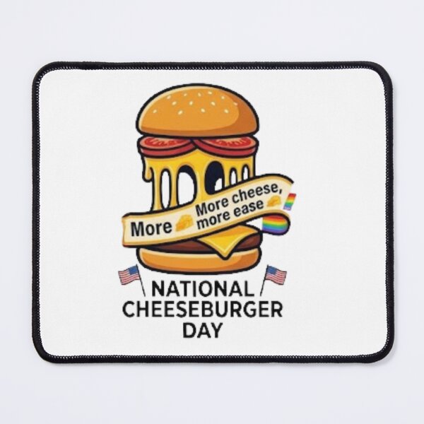 Item preview, National Cheeseburger Day T-Shirts ver11 | Happy Cheeseburger Day | Burger Lover Fast Food Cheese Tee designed and sold by CosmicNook1.