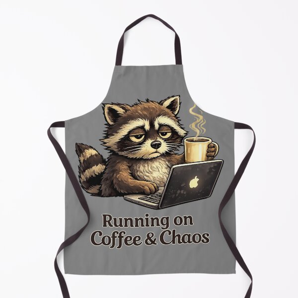 Item preview, Caffeinated Raccoon designed and sold by Lunatik Cat.