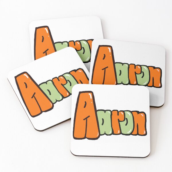 Item preview, Aaron name in orange Top 10 best personalized gifts boys and men  personalised Graffiti name Aaron designed and sold by Artonmytee.