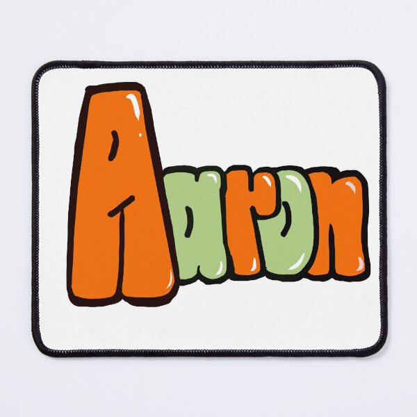 Item preview, Aaron name in orange Top 10 best personalized gifts boys and men  personalised Graffiti name Aaron designed and sold by Artonmytee.