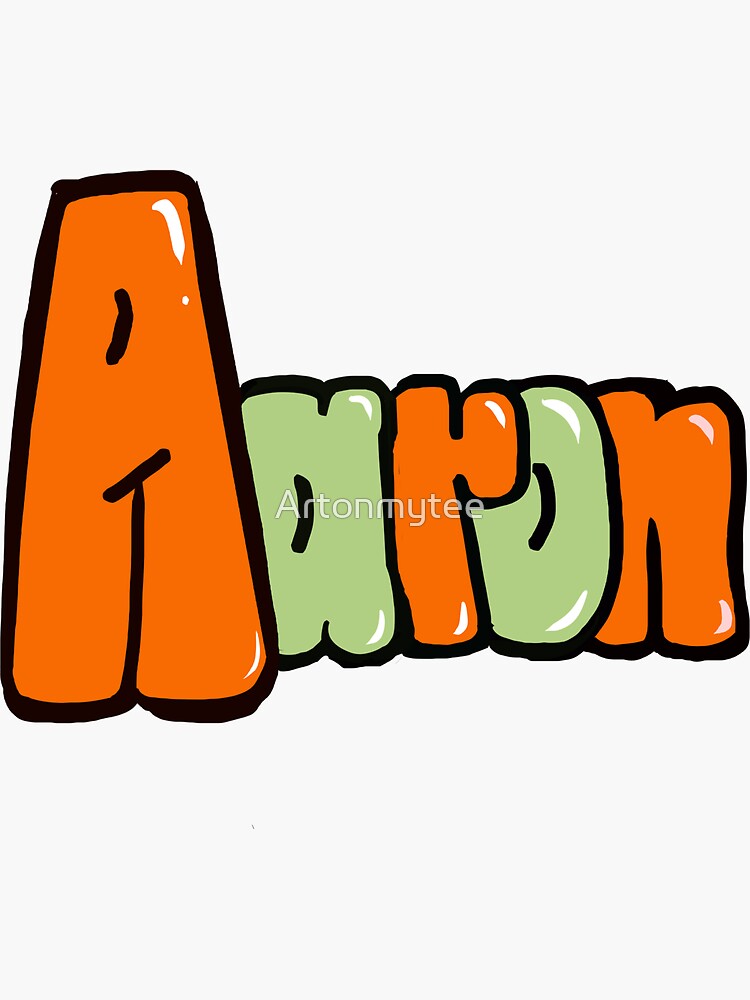 First Name Aaron Stickers for Sale | Redbubble