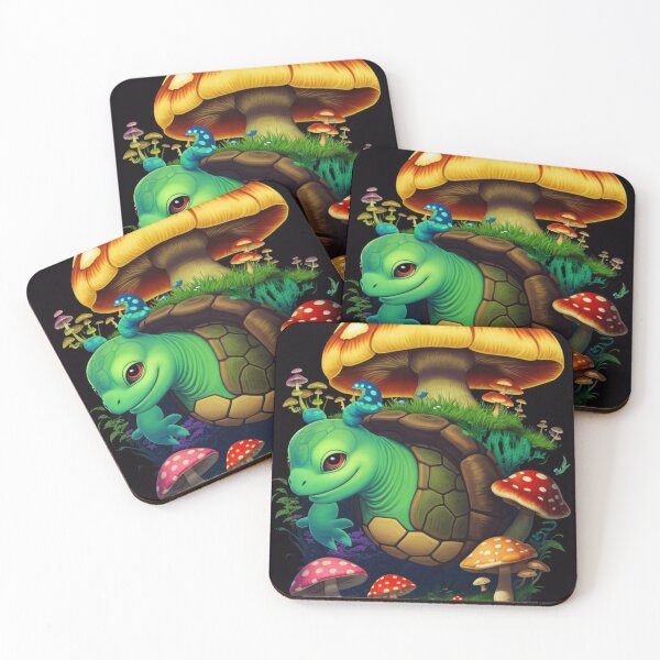 Item preview, Turtle with Mushrooms designed and sold by IosArt.