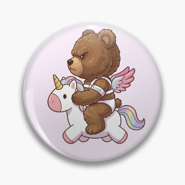Item preview, 06 Cute Chibi Bear Kawaii  Unicorn   Rainbow Leather BDSM designed and sold by KUMAINK.
