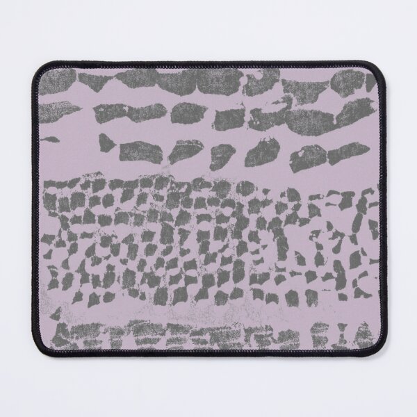Item preview, Three Grains Textured Monoprint - Dust + Slate designed and sold by Irene Estelle.
