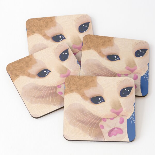 Item preview, Crying Cat Meme designed and sold by Blank Pepper Art.