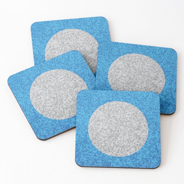 Item preview, Blue Mosaic Pattern with Central Circle designed and sold by Arturo Daniel Garcia Palomo.