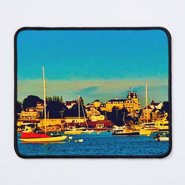 Item preview, ©Watch Hill Port-Red Boat designed and sold by joymoverartography.
