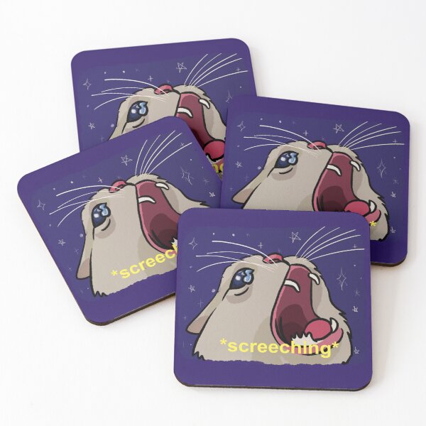 Item preview, Screeching Screaming Cat meme designed and sold by Blank Pepper Art.