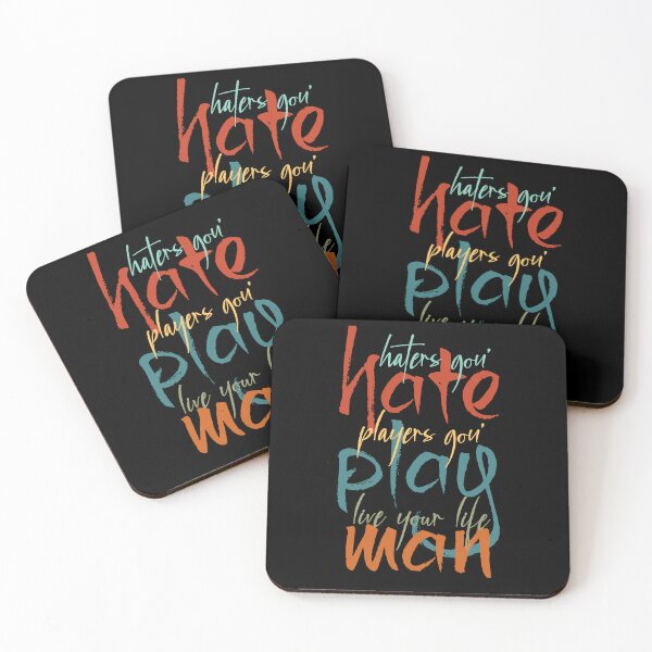 Item preview, bts RM's haters gonna hate, players gonna play, live your life man, quote inspired designed and sold by moteesshop.