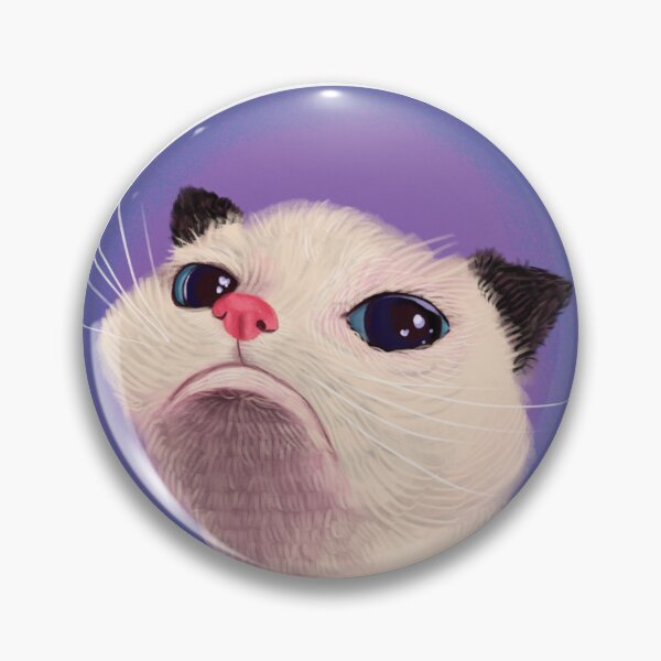 Item preview, Sad Pouting Cat Meme designed and sold by Blank Pepper Art.