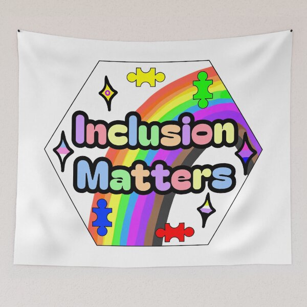 Item preview, Inclusion Matters - Hexagon - Neurodivergent  designed and sold by cherrynat1.