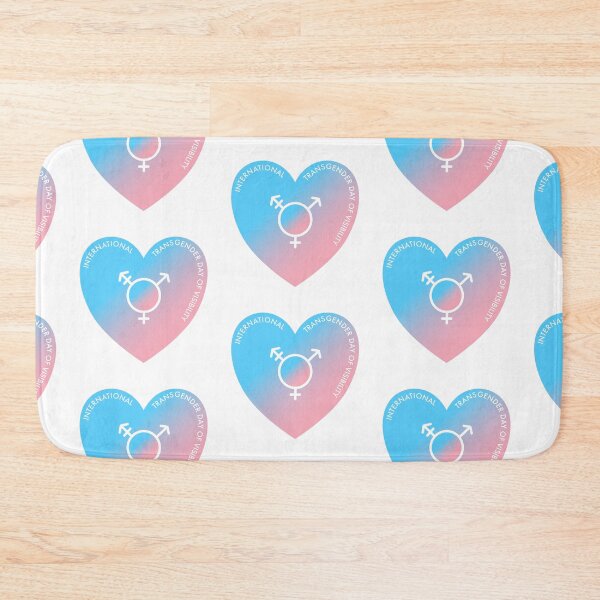 Item preview, International Transgender Day of Visibility Pink and Blue Heart  designed and sold by Renée Nicole Gray.
