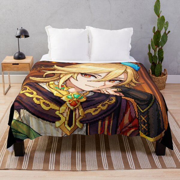 Item preview, genshin kaveh pixel art designed and sold by lilypadblue.