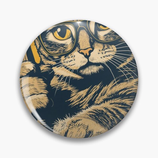 Item preview, A cat woodworker designed and sold by HARDWORK_FUNNYSHOP.