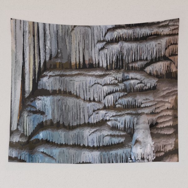Item preview, Layered Cave Formations with Mineral Textures designed and sold by Arturo Daniel Garcia Palomo.