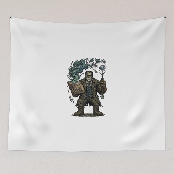 Item preview,  Frankenstein Movie Book Lovers Dark Science designed and sold by sahbender.