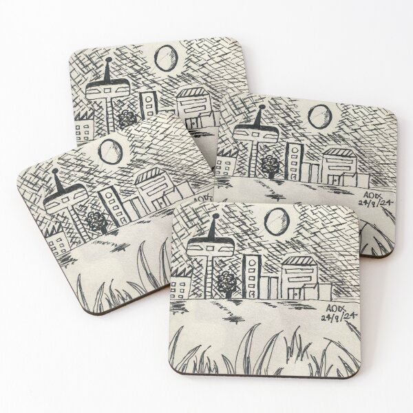 Item preview, The city at night designed and sold by ArtbyADIX.