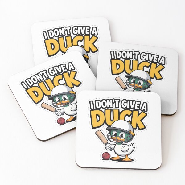 Item preview, Funny Cricket Duck Sticker – “I Don’t Give a Duck” Meme Design | Cricket Humor Sticker for Fans designed and sold by TheCreatorKit.
